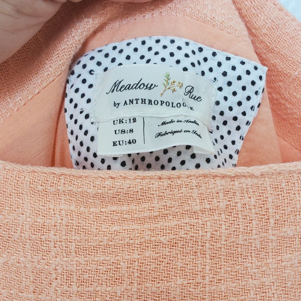Anthropologie coral colored dress - Picture 6 of 7